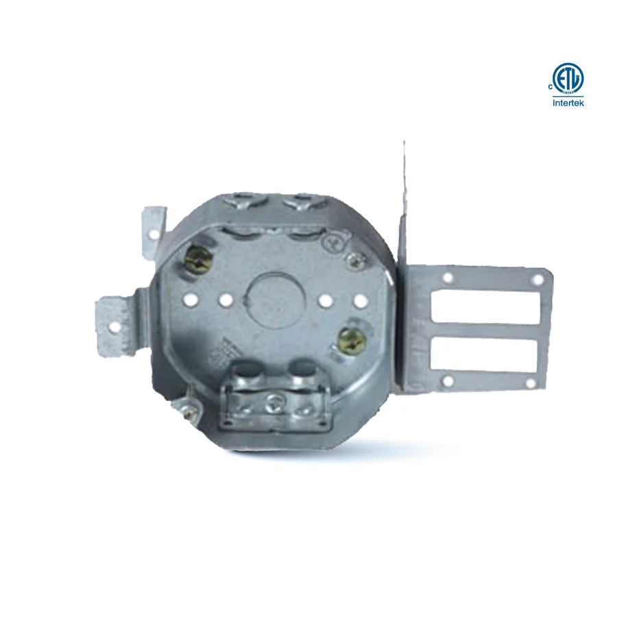 54151-LSSAX Octagon Box, 1-1/2″ Deep / Wraparound + Armoured Clamps