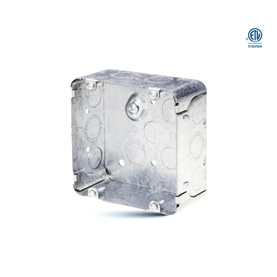 72171K  4-11/16 X 4-11/16 X 2-1/8 Square Steel Junction Box (Stove  & Dryer Box)