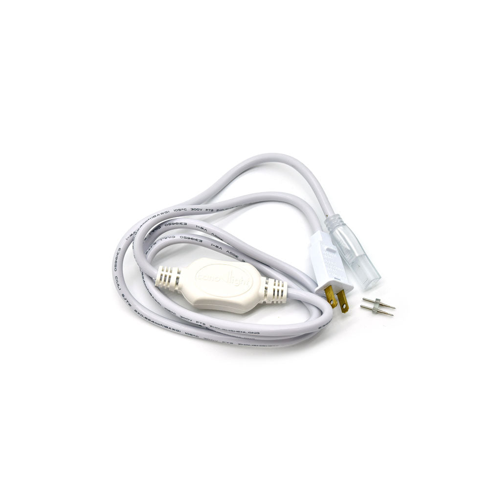 Canolight Accessory High Voltage 2835 SMD Strip Light Power cord 110VAc. High Voltage Strip Light RGB - CL-AST-HSPC-HV