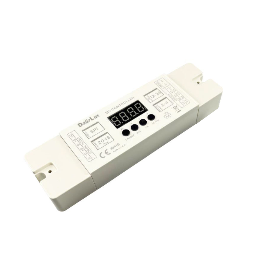 Canolight RF 2.4GHz Controller Max 2048 Pixels 12/24 V DC input for SPI LED Strip Light - CL-AST-RFCSPI01-LV