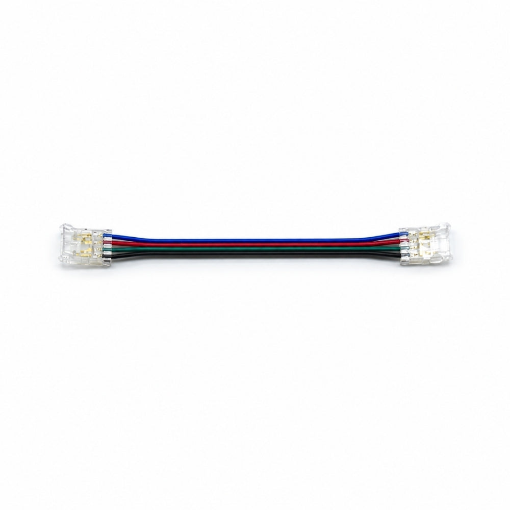 Canolight Accessory COB RGB Strip Light 10mm PCB width PCB to PCB Connector With Wire - CL-AST-RGB-C10BBW-LV