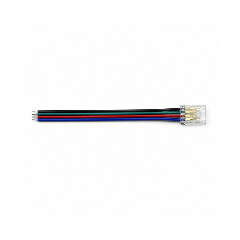 Canolight Accessory COB RGB Strip Light 10mm PCB width Wire to PCB Connector With Wire - CL-AST-RGB-C10XBW-LV