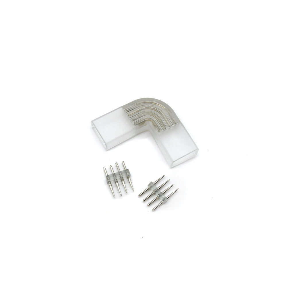 Canolight Accessory High Voltage 5050 SMD Strip RGB L SHAPE Connector No Wire - CL-AST-RGB-HSBB5050L-HV