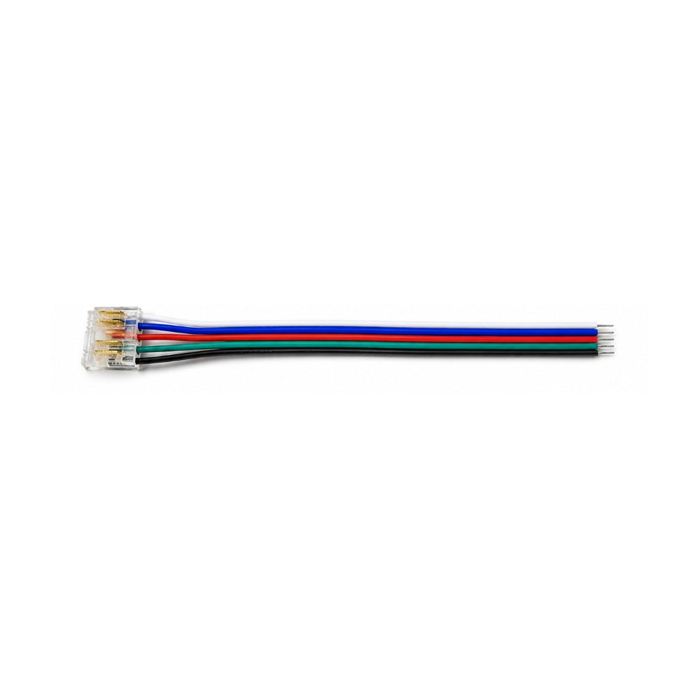 Canolight Accessory COB RGBW Strip Light 12mm PCB Width Wire to PCB Connector With Wire - CL-AST-RGBW-C12XBW-LV