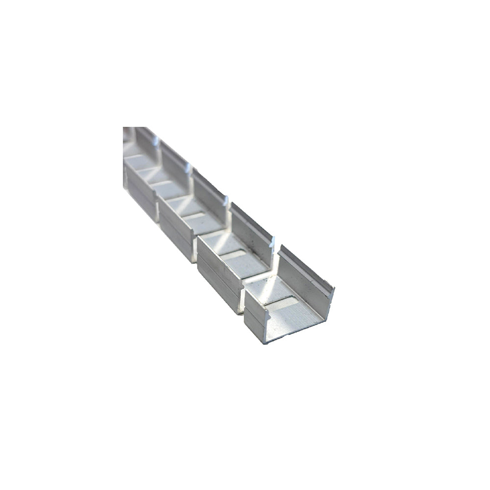 Canolight Left & Right-Up & Down bendable 8ft Silver Aluminum profile 1913 with endcaps - CL-Alu-1913-SL-8FT (Bendable)