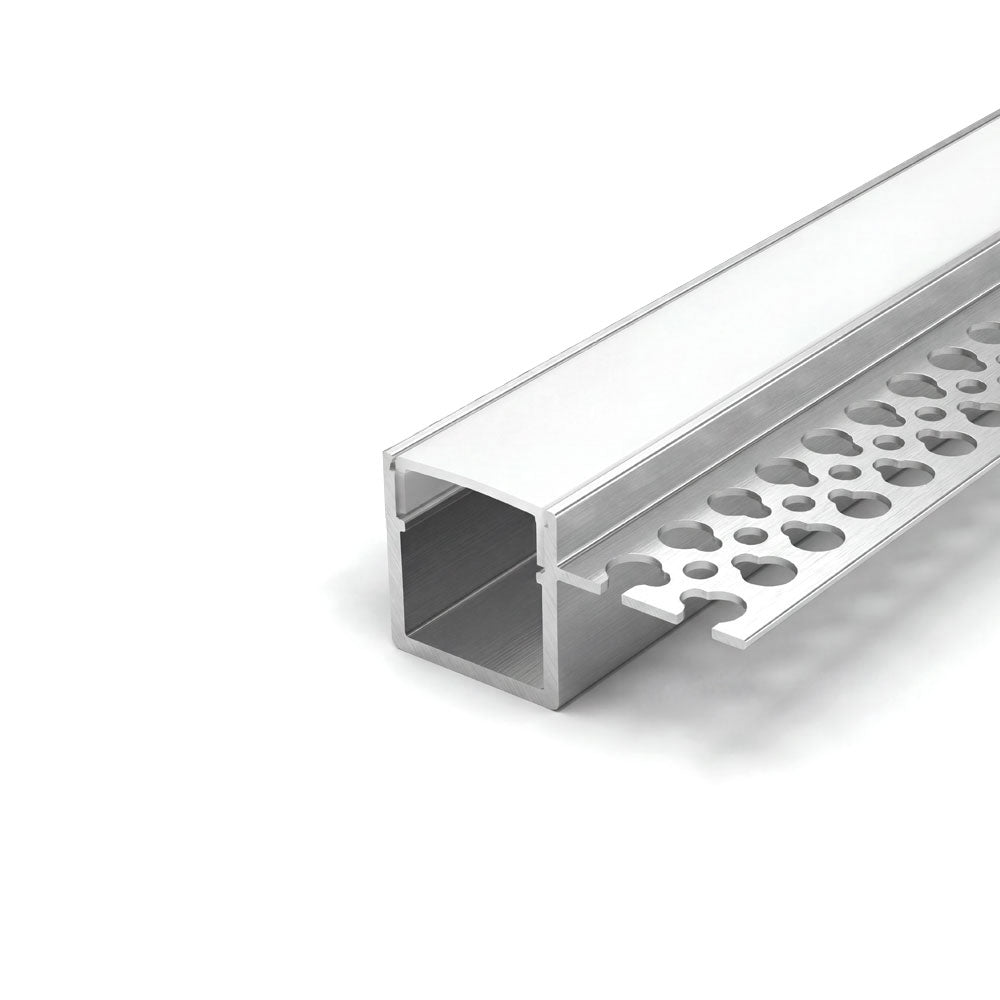 Canolight Trimless recessed one side after drywall - CL-Alu-3515-SL