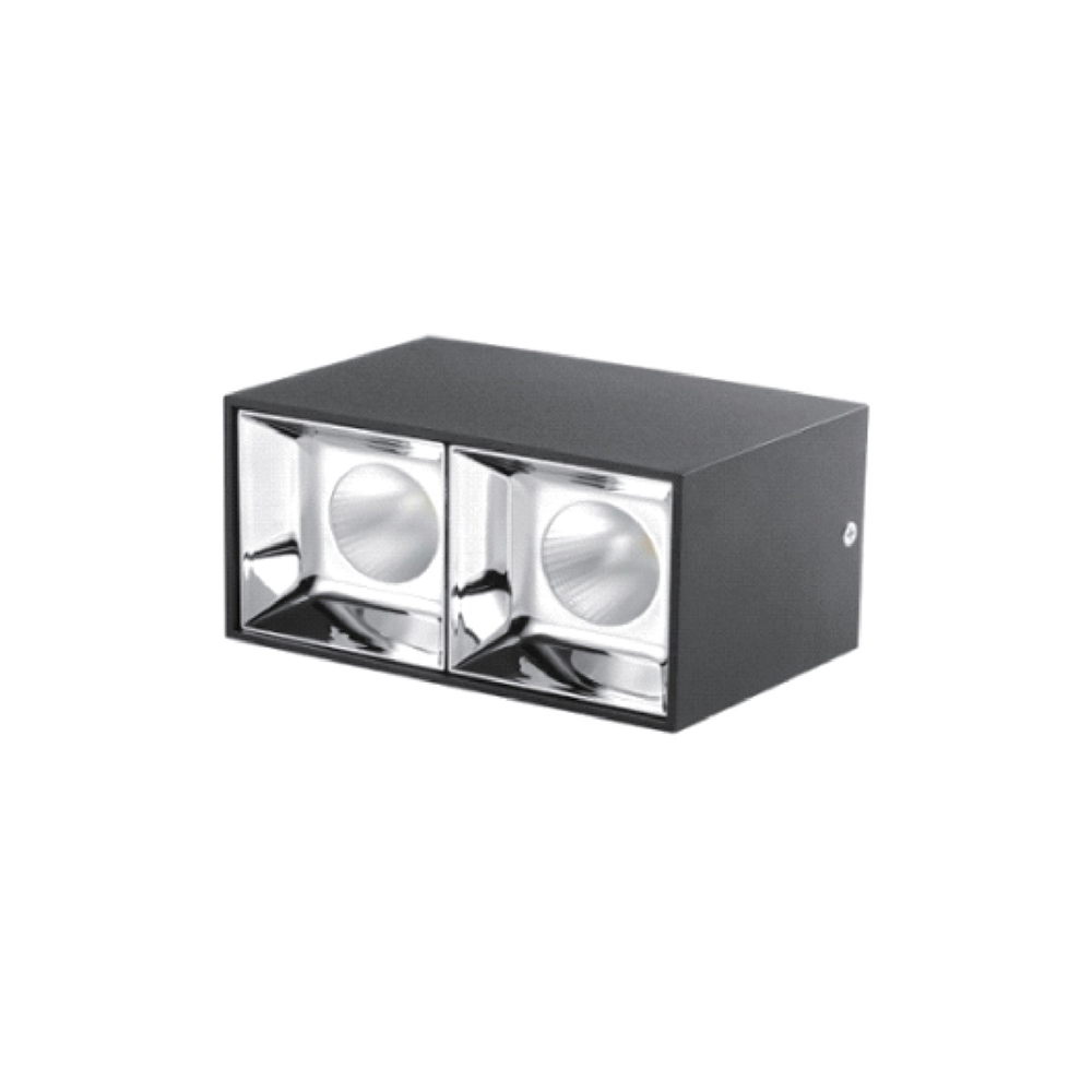 Canolight Surface-mount LED Square Double head Downlights - CL-DL2-SD-20W-30D-4K-BL