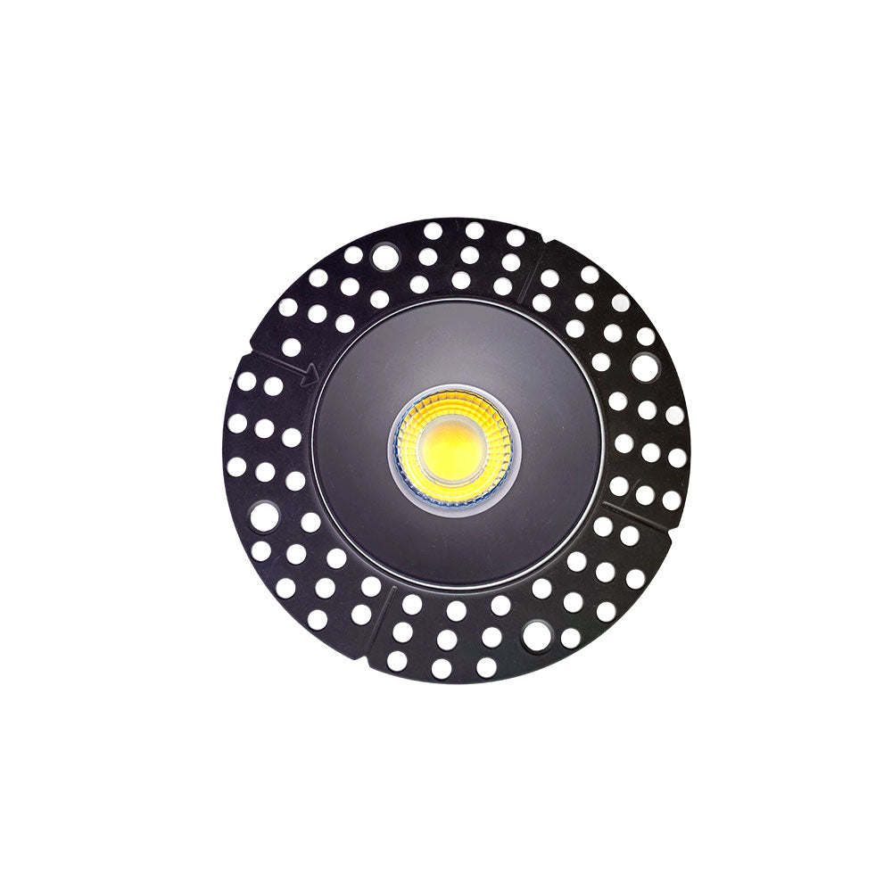 Canolight 3.5 inch round frame trimless for DL3 series - CL-DL3-3.5RT-BL