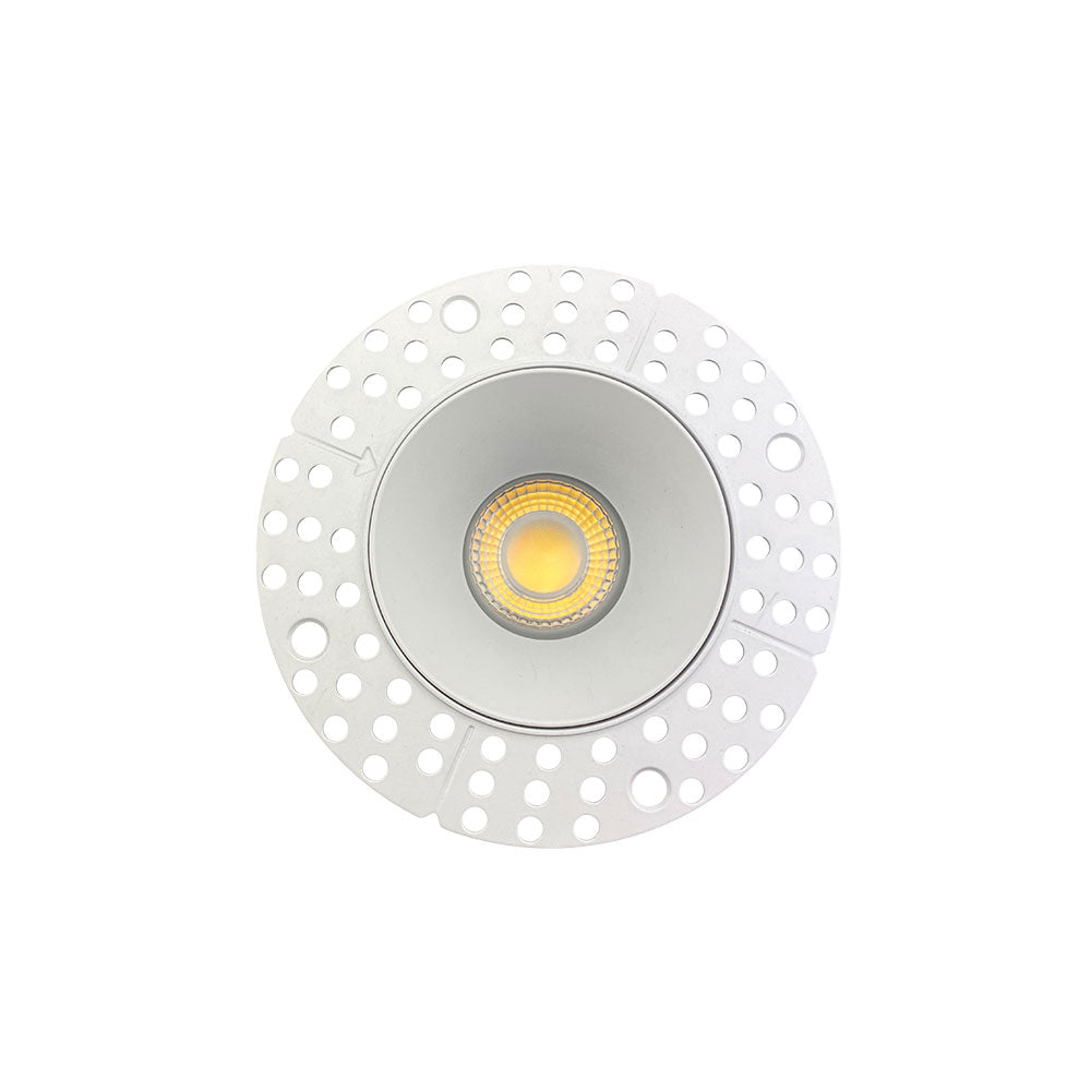 Canolight 3.5 inch round frame trimless for DL3 series - CL-DL3-3.5RT-WH