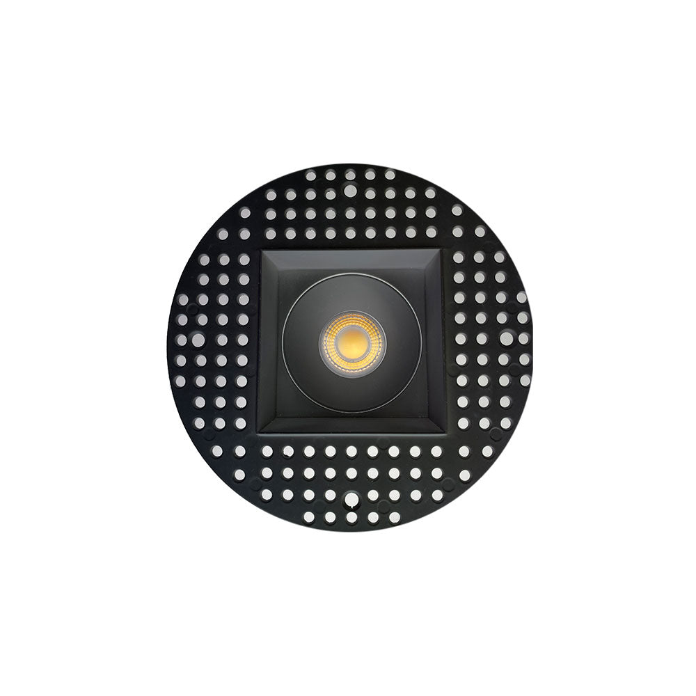 Canolight 3.5 inch Square frame trimless for DL3 series - CL-DL3-3.5ST-BL
