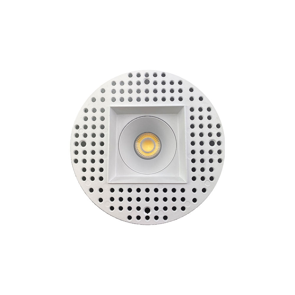 Canolight 3.5 inch Square frame trimless for DL3 series - CL-DL3-3.5ST-WH