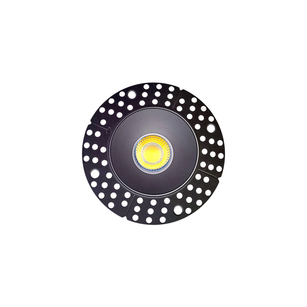 Canolight 3 inch round frame trimless for DL3 series - CL-DL3-3RT-BL