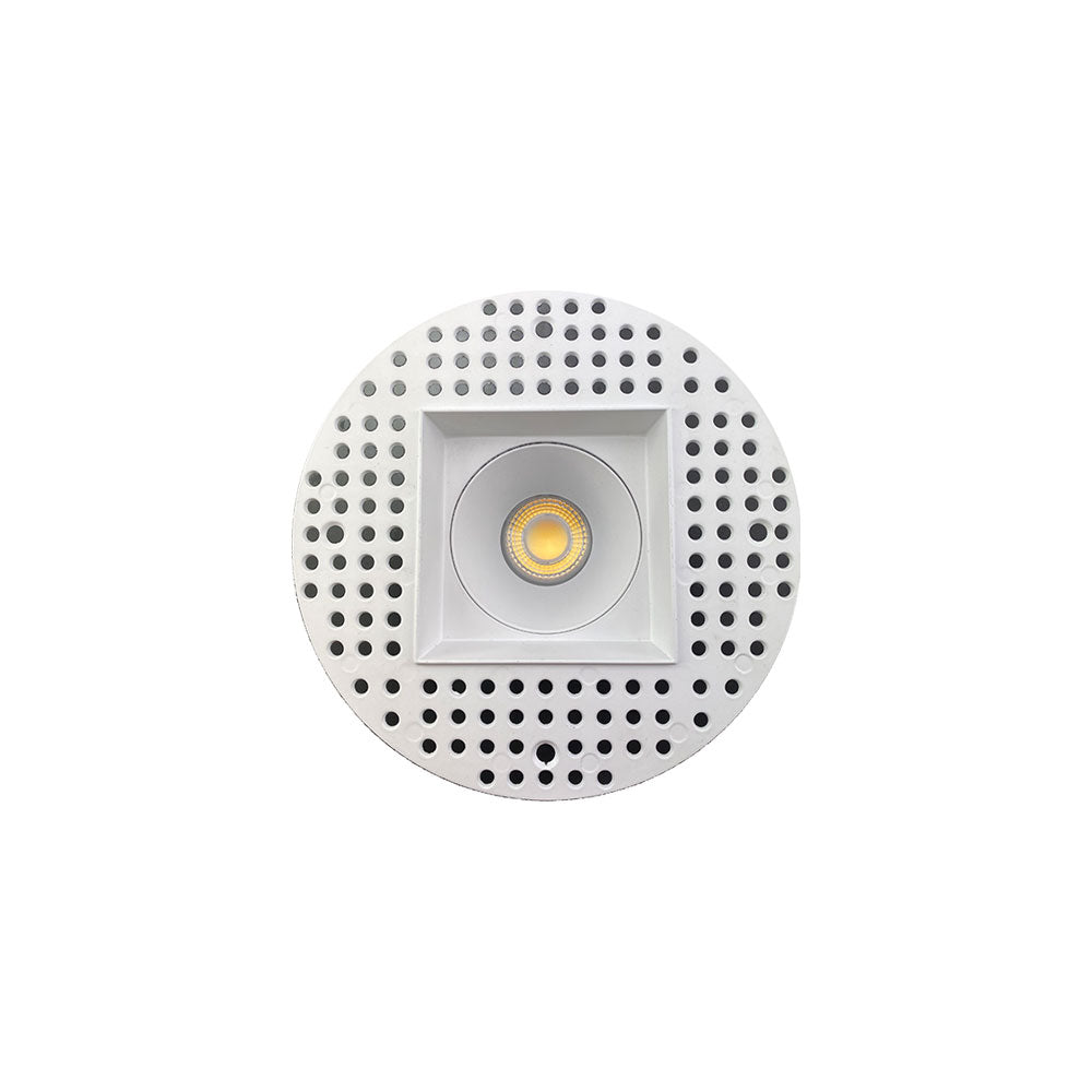 Canolight 3 inch Square frame trimless for DL3 series - CL-DL3-3ST-WH