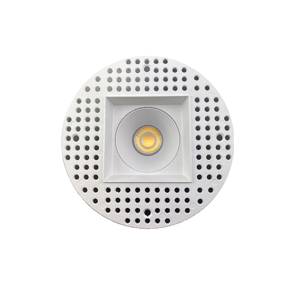 Canolight 4 inch Square frame trimless for DL3 series - CL-DL3-4ST-WH