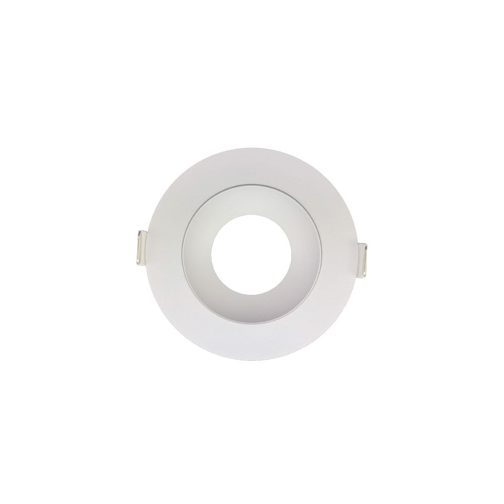 Canolight 3-inch tiltable round frame with trim for DL3 series - CL-DL3-T3R-WH