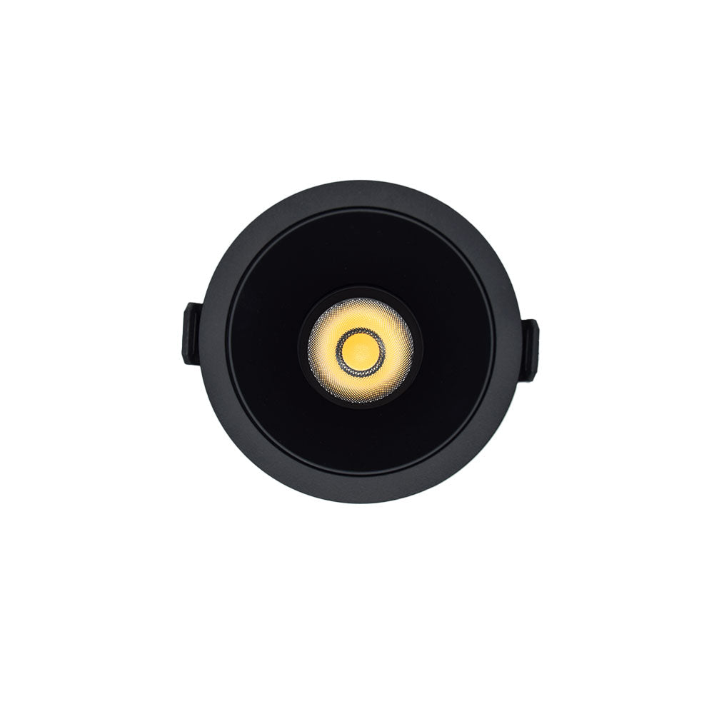 Canolight 3 inches Anti Glare Recessed Downlight 120VAC 12W 750lm Beam angle 36D 5CCT PF>0.9 CRI>90 Black - CL-DL5-R-12W-36D-5CCT-BL