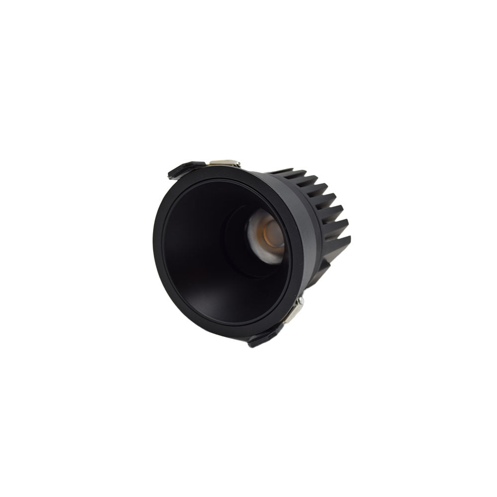 Canolight 3 inches Anti Glare Recessed Downlight 120VAC 12W 750lm Beam angle 36D 5CCT PF>0.9 CRI>90 Black - CL-DL5-R-12W-36D-5CCT-BL