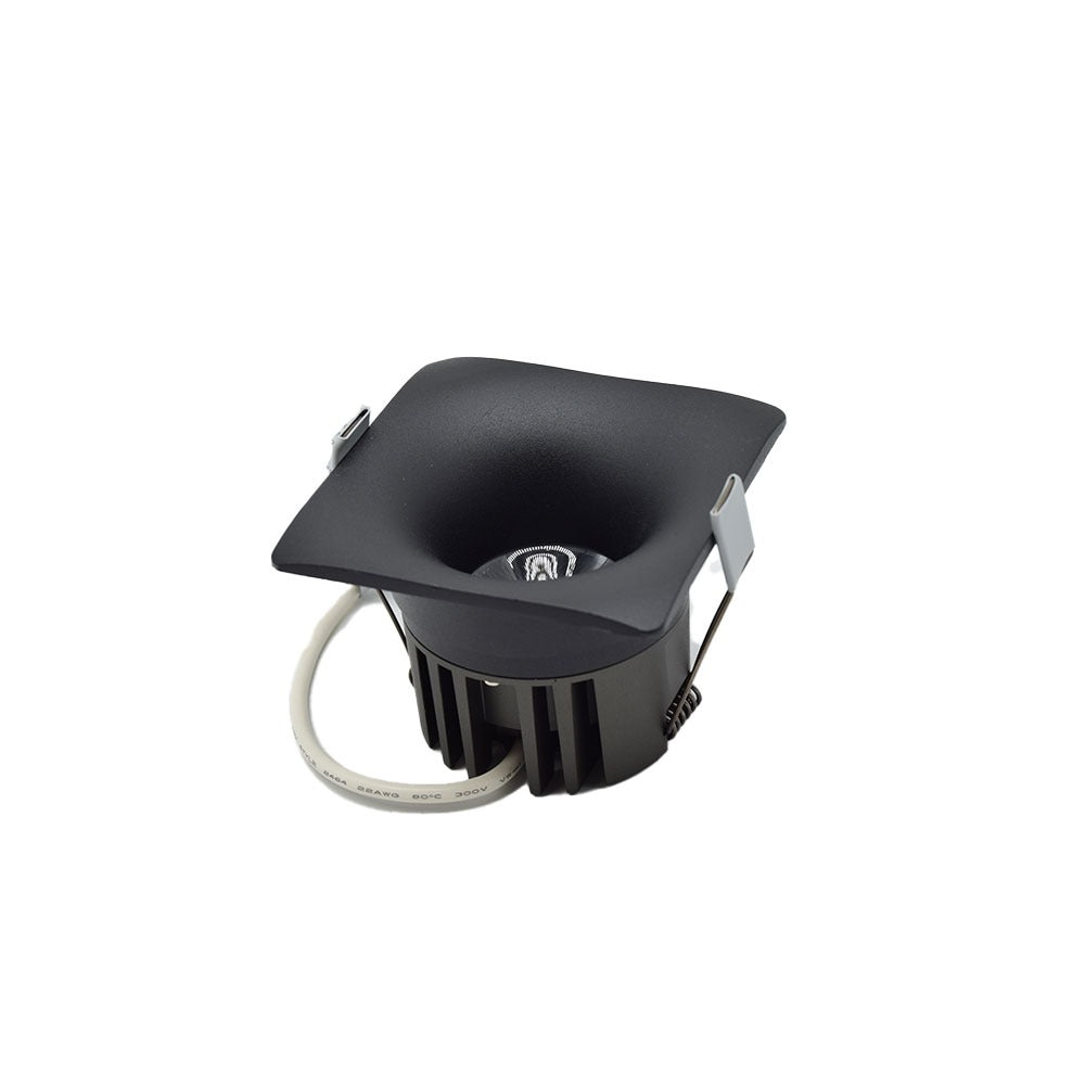 Canolight 3 Inches square butterfly downlight - CL-DL6-S9-5CCT-BL