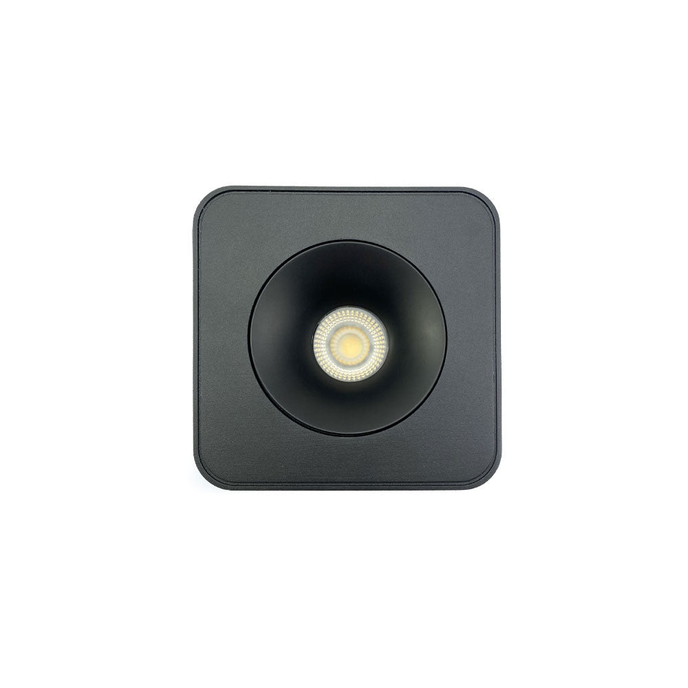 Canolight 4 Inches square surface mount downlight - CL-DL7-S10-5CCT-BL