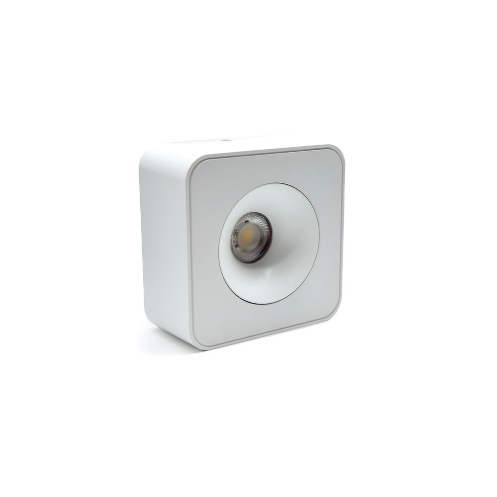 Canolight 4 Inches square surface mount downlight - CL-DL7-S10-5CCT-WH