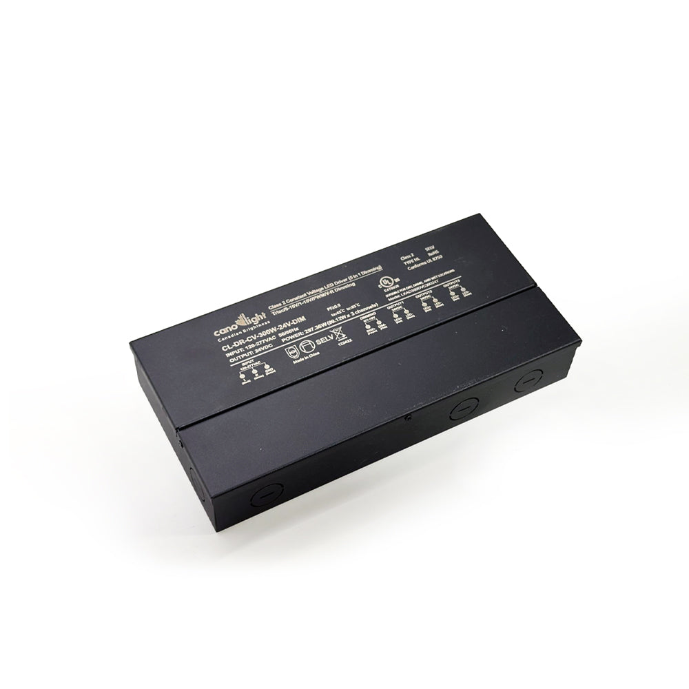 Canolight Class2 Constant Voltage 5 in 1 Dimmable LED Driver 297.36W - CL-DR-CV-300W-24V-DIM