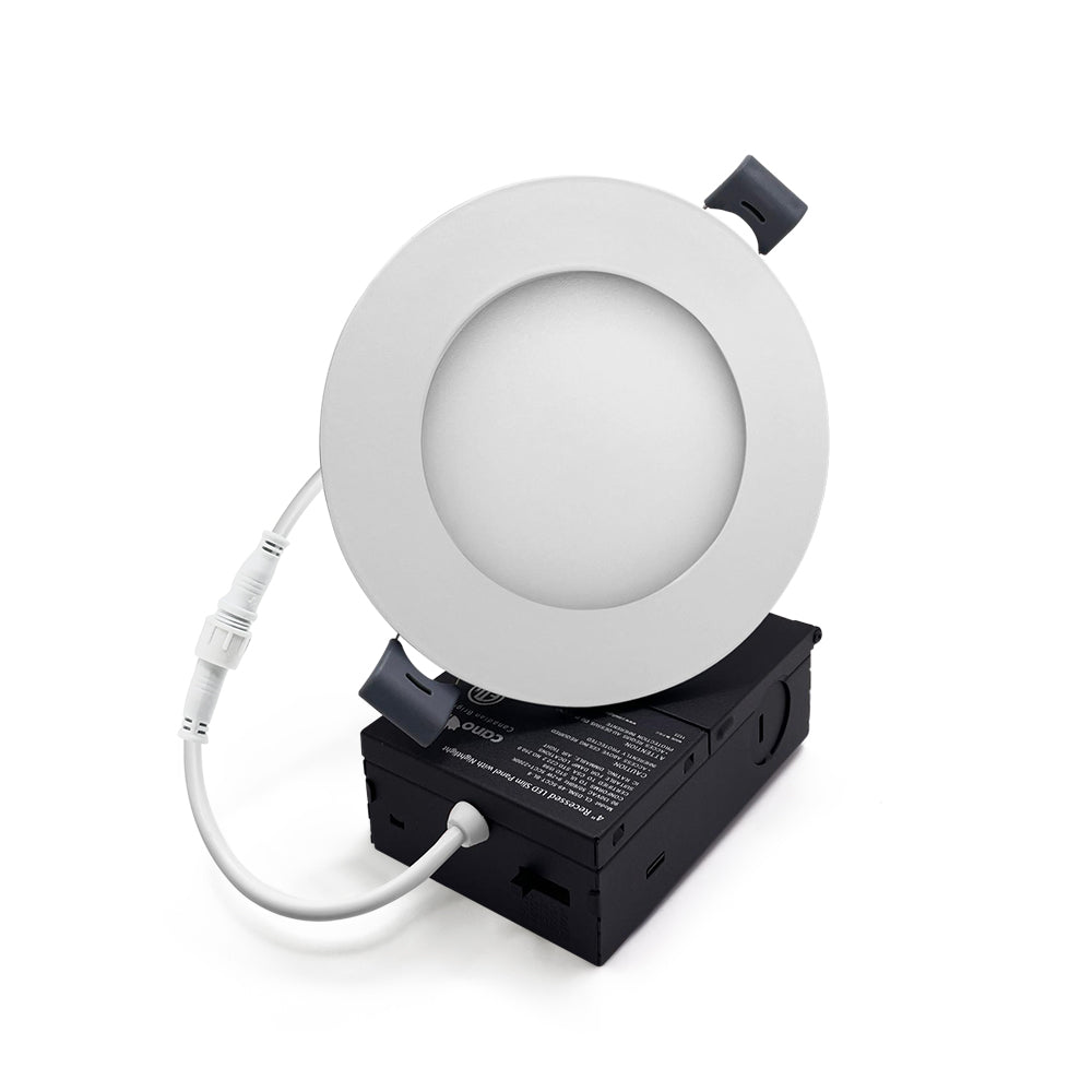 Canolight4 Inch Recessed LED Slim Panel with Night Light White
