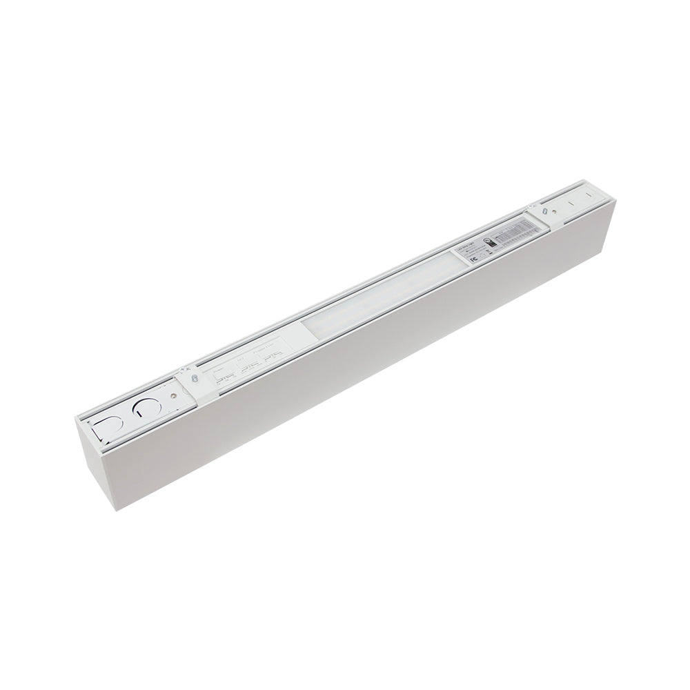Canolight 8 ft Linear Light 120-347VAC 3 Power adjustable - CL-LL1-8100-3CCT-WH