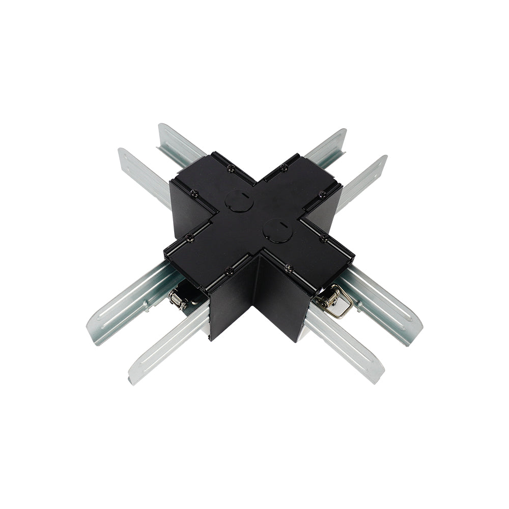 Canolight Cross connector for LL1 series linear lights Black - CL-LL1A-CROSS-BL