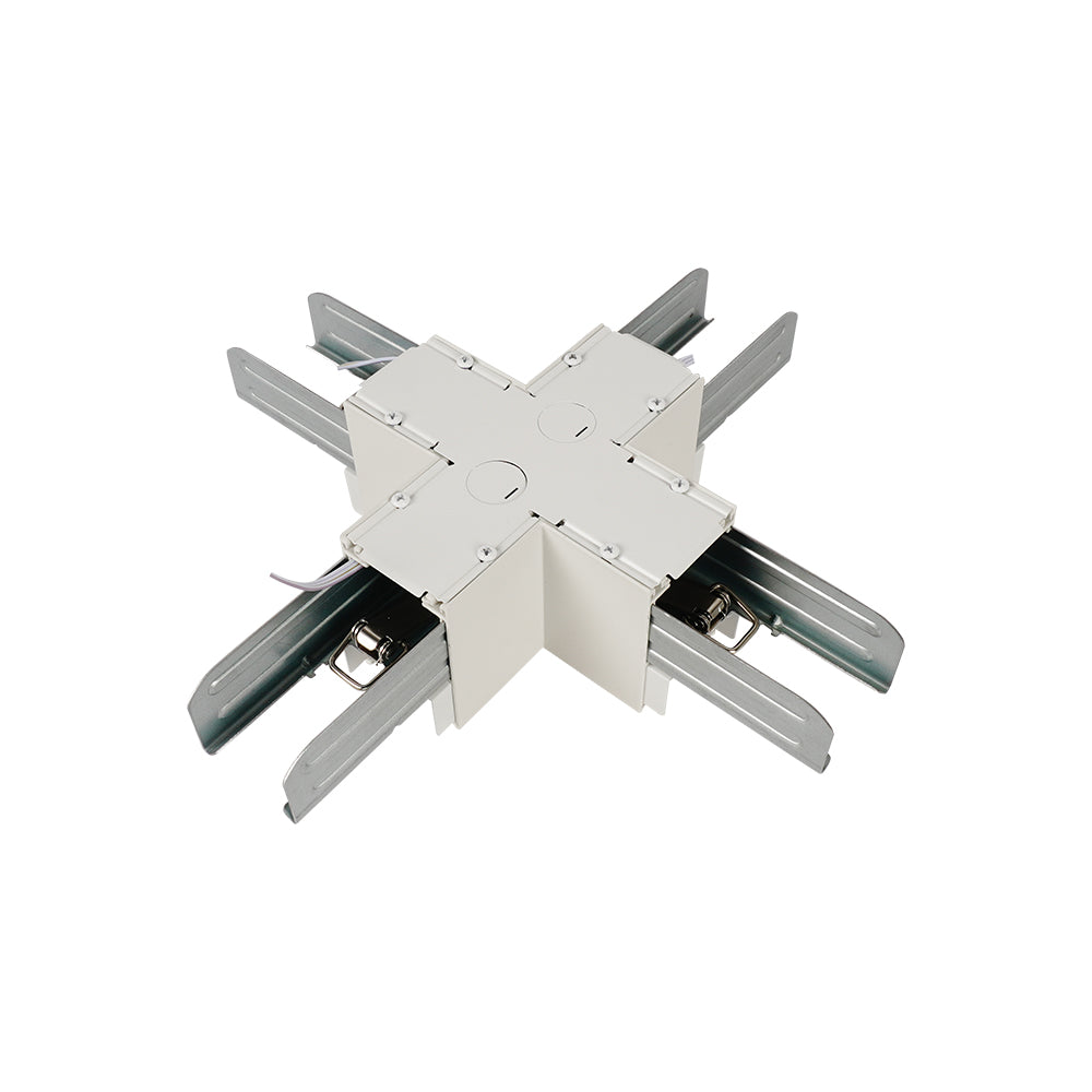 Canolight Cross connector for LL1 series linear lights White - CL-LL1A-CROSS-WH