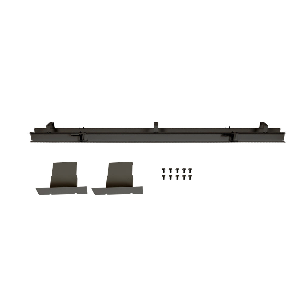 Canolight Recessed kit for LL1 series 2 ft Black - CL-LL1A-RK2-BL