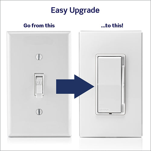 Leviton Universal rocker dimmer with slide bar - DSL06-1LZ
