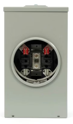 Hydel EK400RO 200A Combination Meter Socket with Isolated Neutral Capability 4 Jaw Ontario