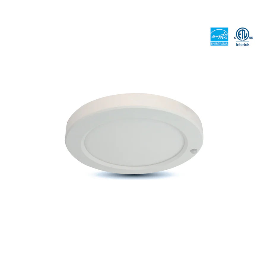 Ortech FM1-MS5-5CCT 5" Flush Mounts With PIR Motion Sensor & Adjustable CCT