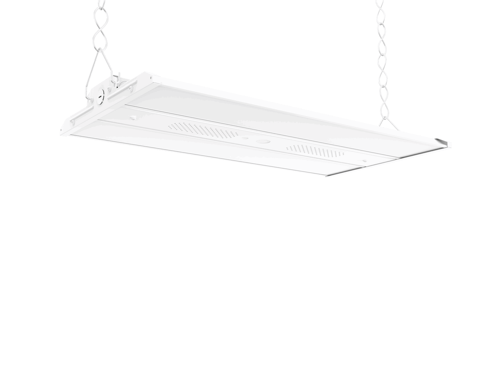 Votatec 2ft, 2 Line Linear High Bay – 3-Way CCT & Wattage Adjustable LED Fixture