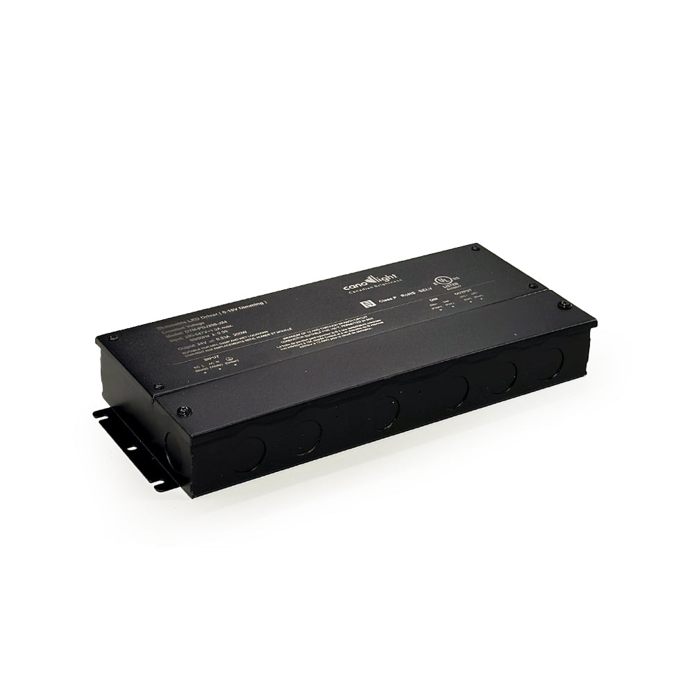 Canolight Power supply 200 W input voltage 200-347 VAC output 24 VDC- 0-10 V Dim Ultra Slim Driver - OTM-PDJ200-J24