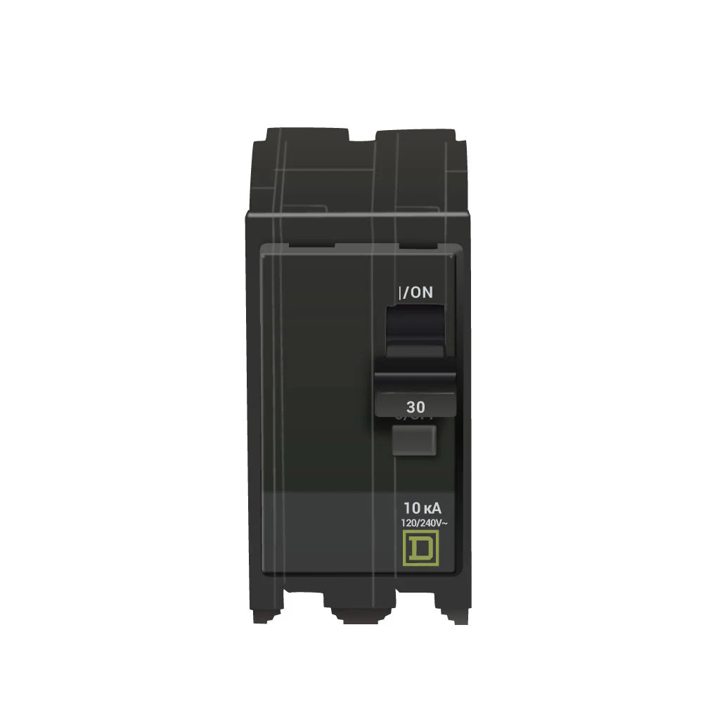 Square D Mini Circuit Breaker 30A 2 Pole Plug In Mount Qo230 Type Qo