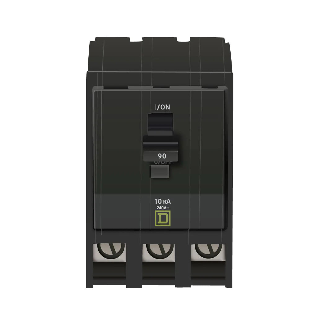 Square D Mini Circuit Breaker 90A 3 Pole Plug In Mount Qo390 Type Qo