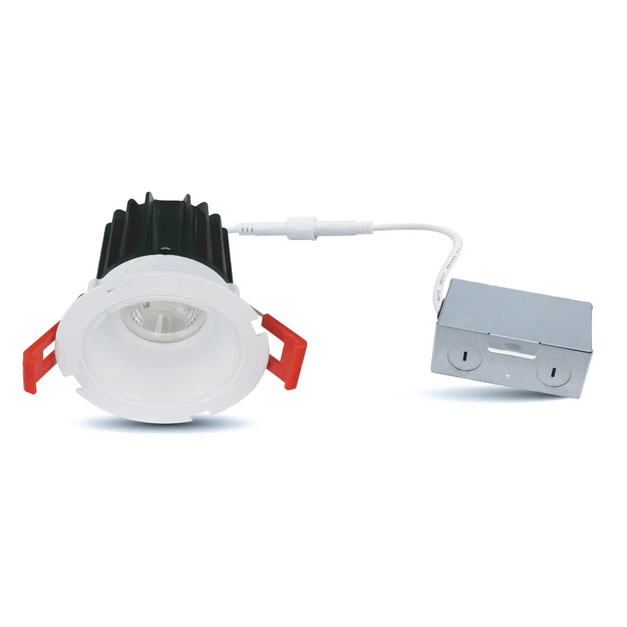 Ortech 2" LED Slim Regress Downlight CCT Selectable 8W, 120 V