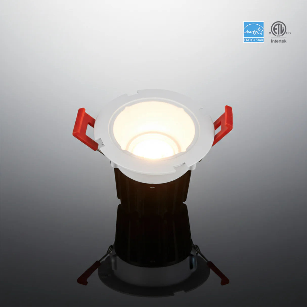 Ortech 2" LED Slim Regress Downlight CCT Selectable 8W, 120 V