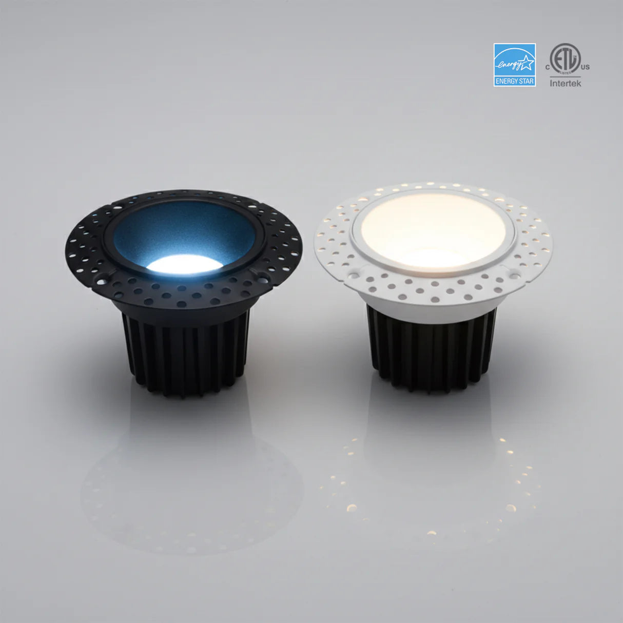 Ortech SLIM-TL2-5CCT 2" Round LED Trimless Downlight CCT Selectable 8W, 120V