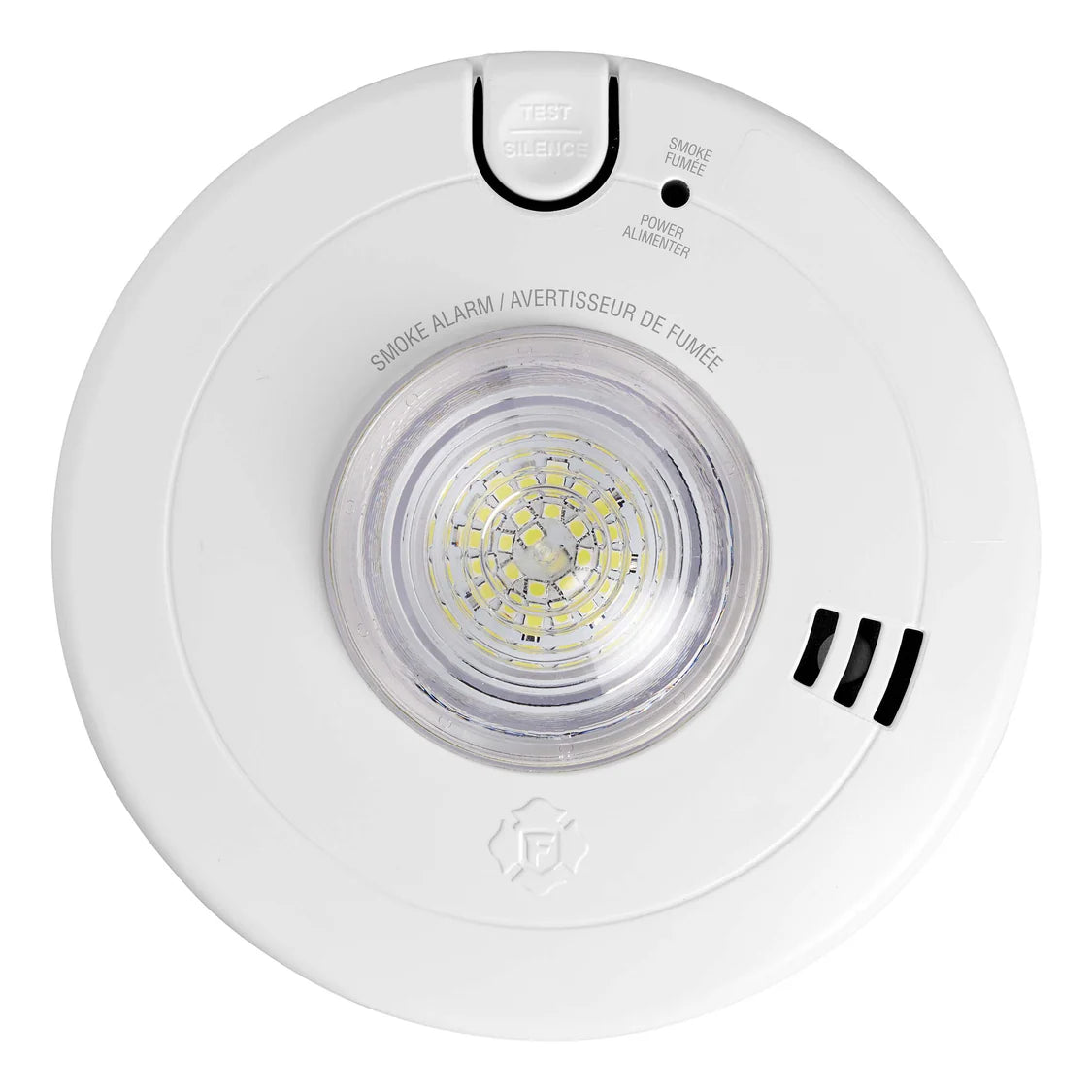 Détecteur de fumée BRK 2-en-1 filaire avec flash LED intégré