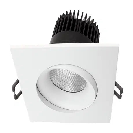 Votatec Cardan Carré Encastré 3,5″ – CCT Ajustable 5 Modes, 12W, 1 Tête