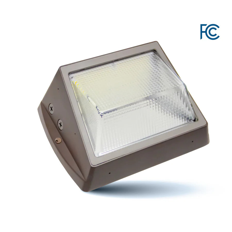 Ortech WP60-3CCT+W  Waterproof LED Traditional Wall Pack With Glass Cover