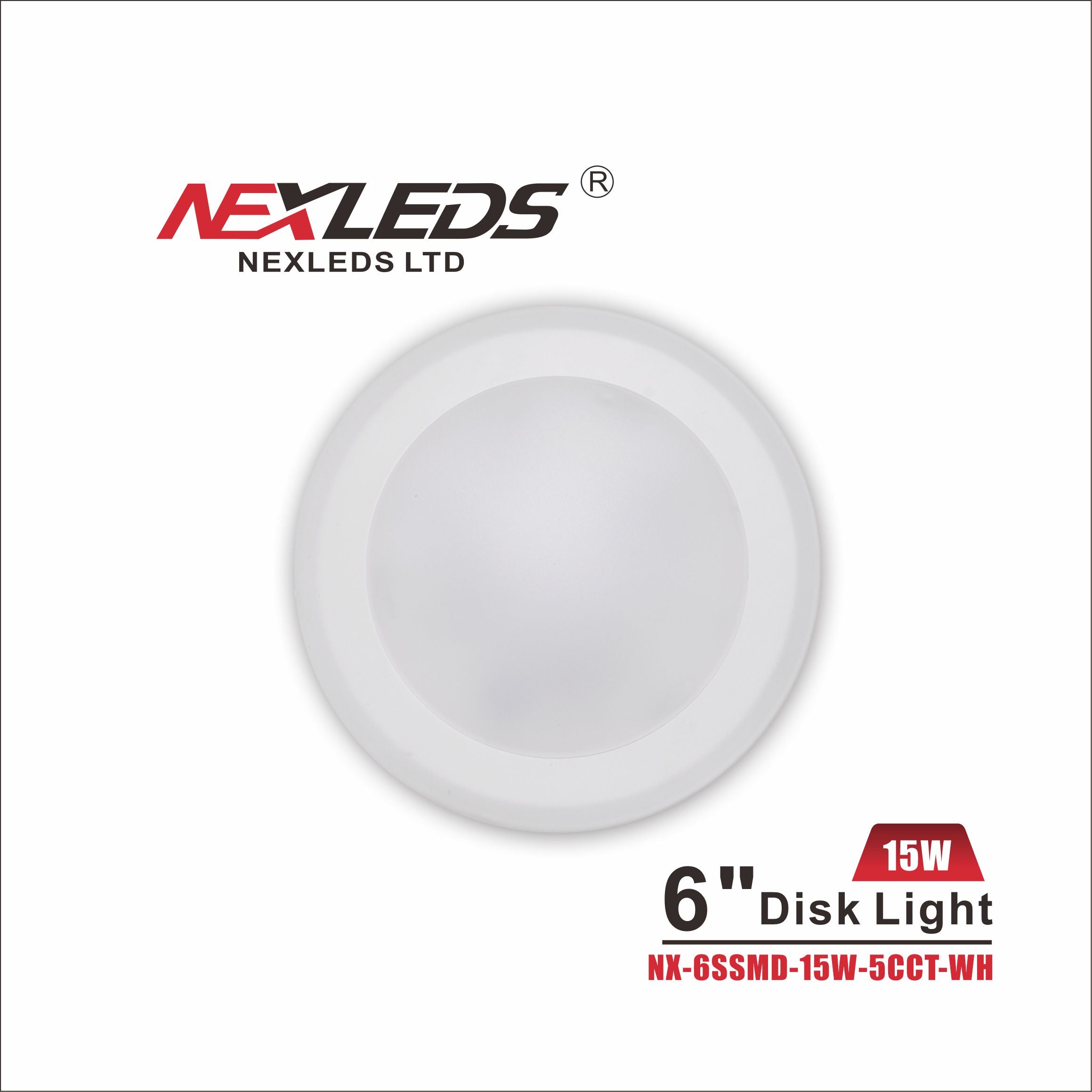 NEXLEDS  6″ Disk Light
