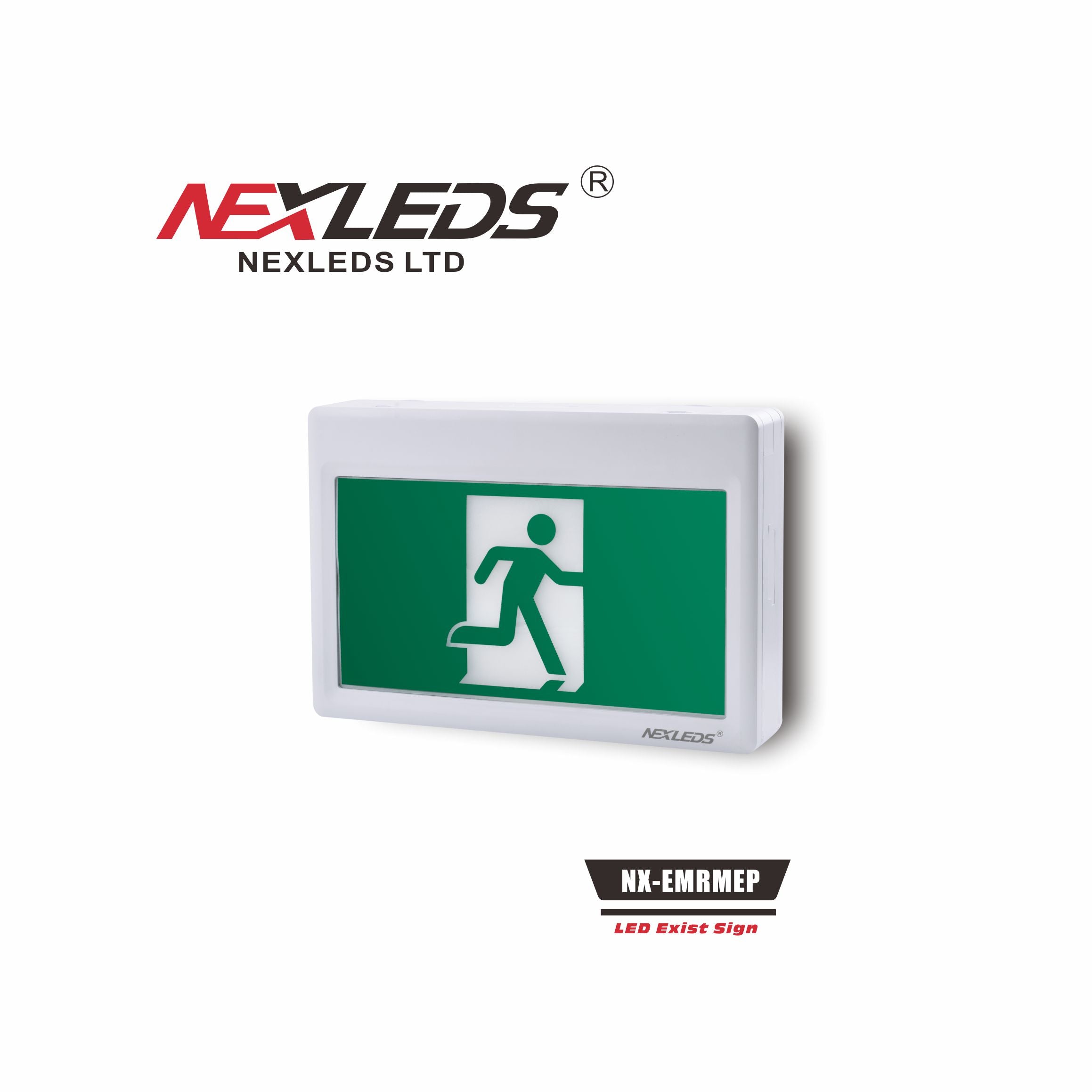 NEXLEDS NX-EMRMEP Plastic Running Man Exit Sign
