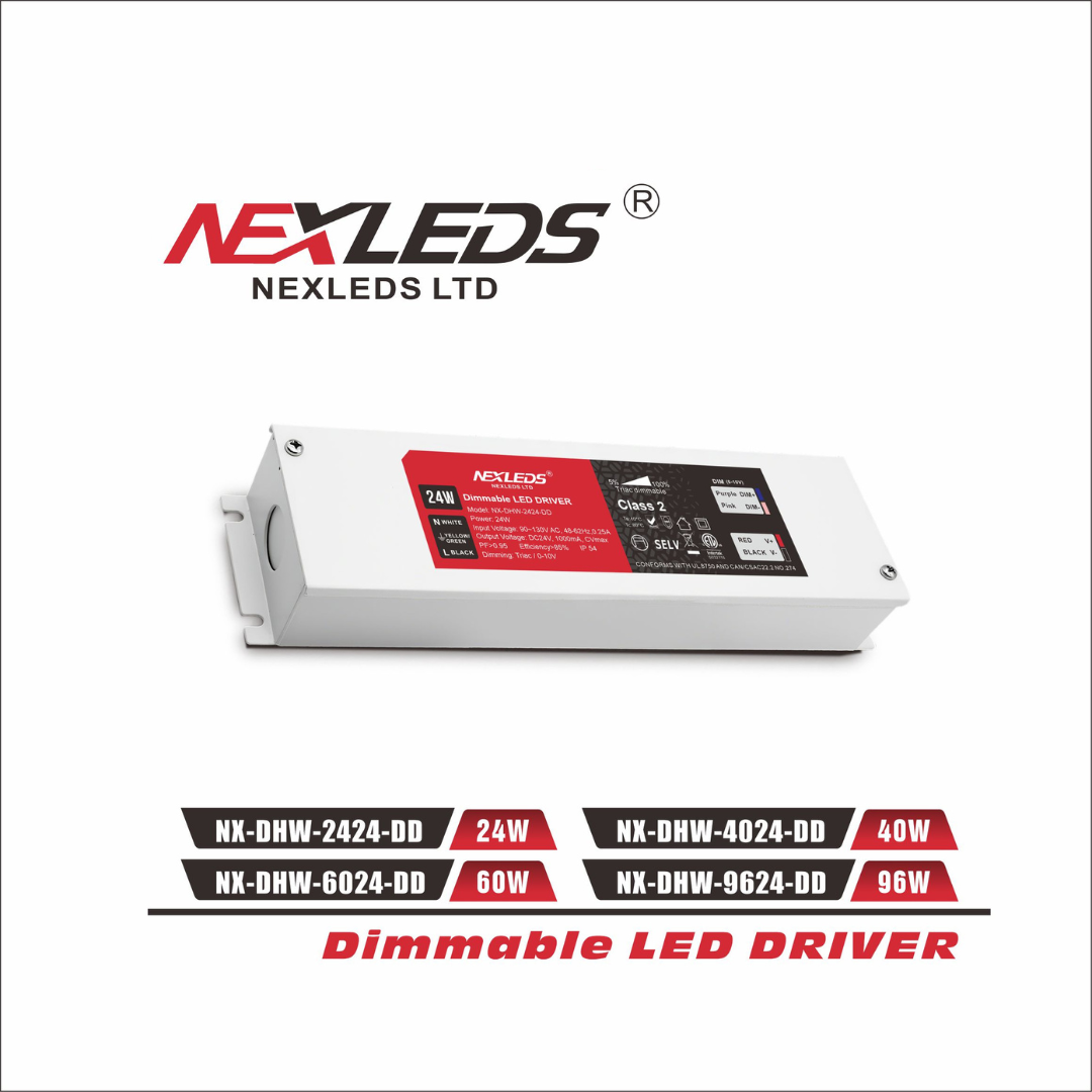 NEXLEDS 24V LED Driver - CLass 2 - IP54