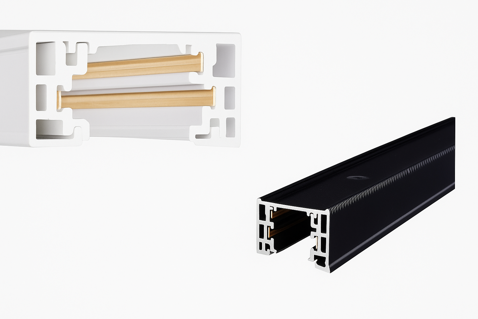 Halo-Type Track Rail – 3-Wire System