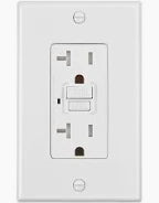 EATON TRSGF20 GFCI, 20A, 125V, tamper-resistant, self-test White,