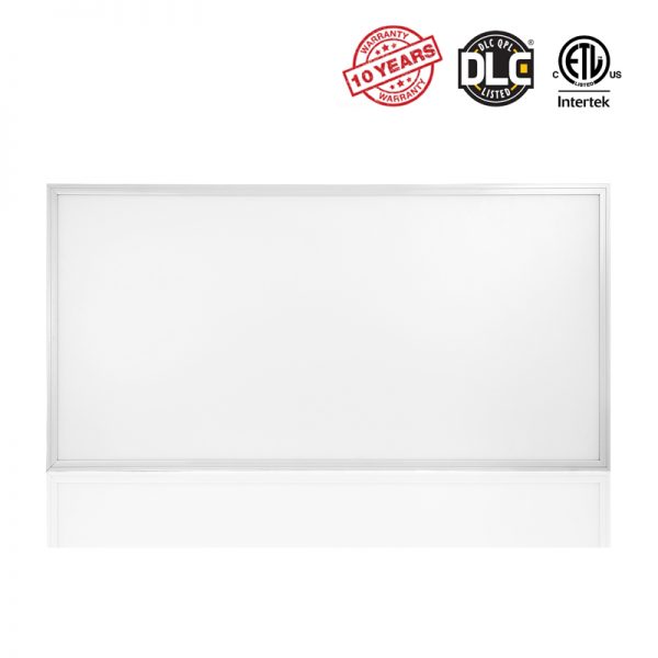 2 x 4 ft. LED Panel Light Multi Volt 110 / 347V - 60W - 7000Lm DLC / ETL Approved  pack of 2unit