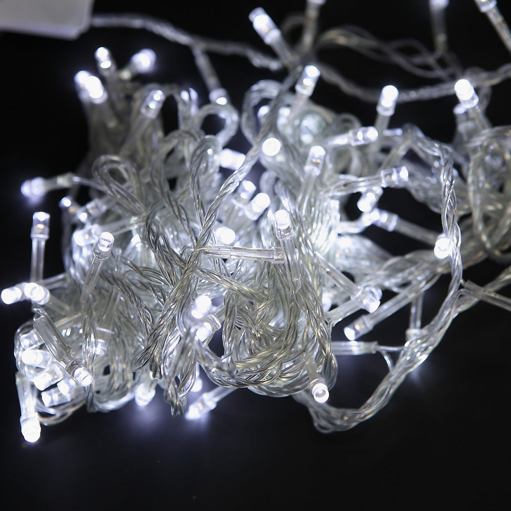 white string led christmas lights